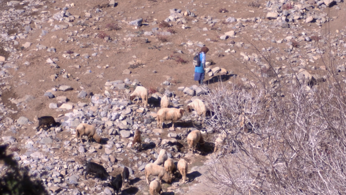 Zaouiat Ahansal est une petite ville et une commune rurale de la province d'Azilal de la région de Tadla-Azilal au Maroc. Crédit photo : ONU Femmes 