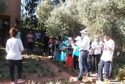 Les participants et participantes au voyage d'étude. Photo: ONU Femmes