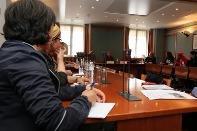 Rencontre avec Catherine Coutelle, présidente de la Déléguation Droits des Femmes, Assemblée Nationale. Photo: l'ENA
