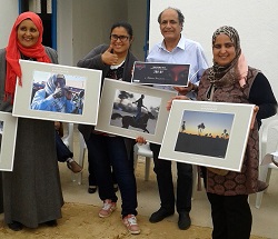 Ibtissem Marzougui, Troisième prix du concours « DOUZ aux Yeux des Femmes », photo  Djerba Doc Days. Photo: Hichem Ben Ammar 