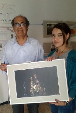 Rania Ben Ali, Premier prix du concours « DOUZ aux Yeux des Femmes », photo  Djerba Doc Days250x300. Photo: Hichem Ben Ammar 