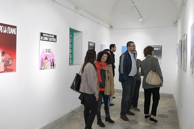 Algeria UNWomen opening cartoon exhibition IWD