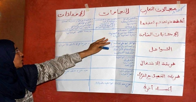 Atelier de formation. Photo: UN Women