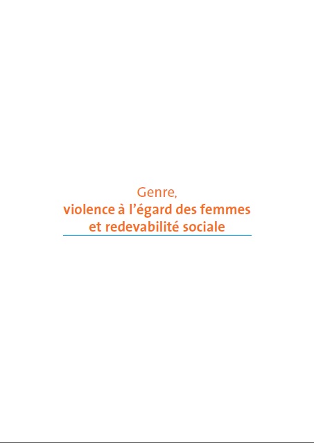 Genre, violence à l'égard des femmes et redevabilité sociale